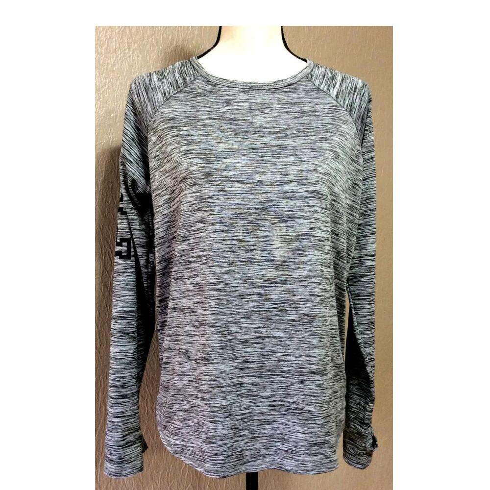 Pink Victoria Secret Women's Tee T-Shirt Top Athleisure Gray Oversized XS-Medium